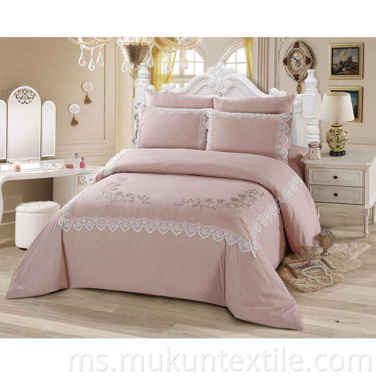  Cotton Embroidery Bedding Set